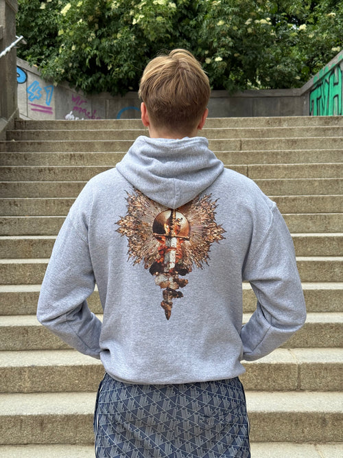 Hoodie mit Lichtschwert Backprint