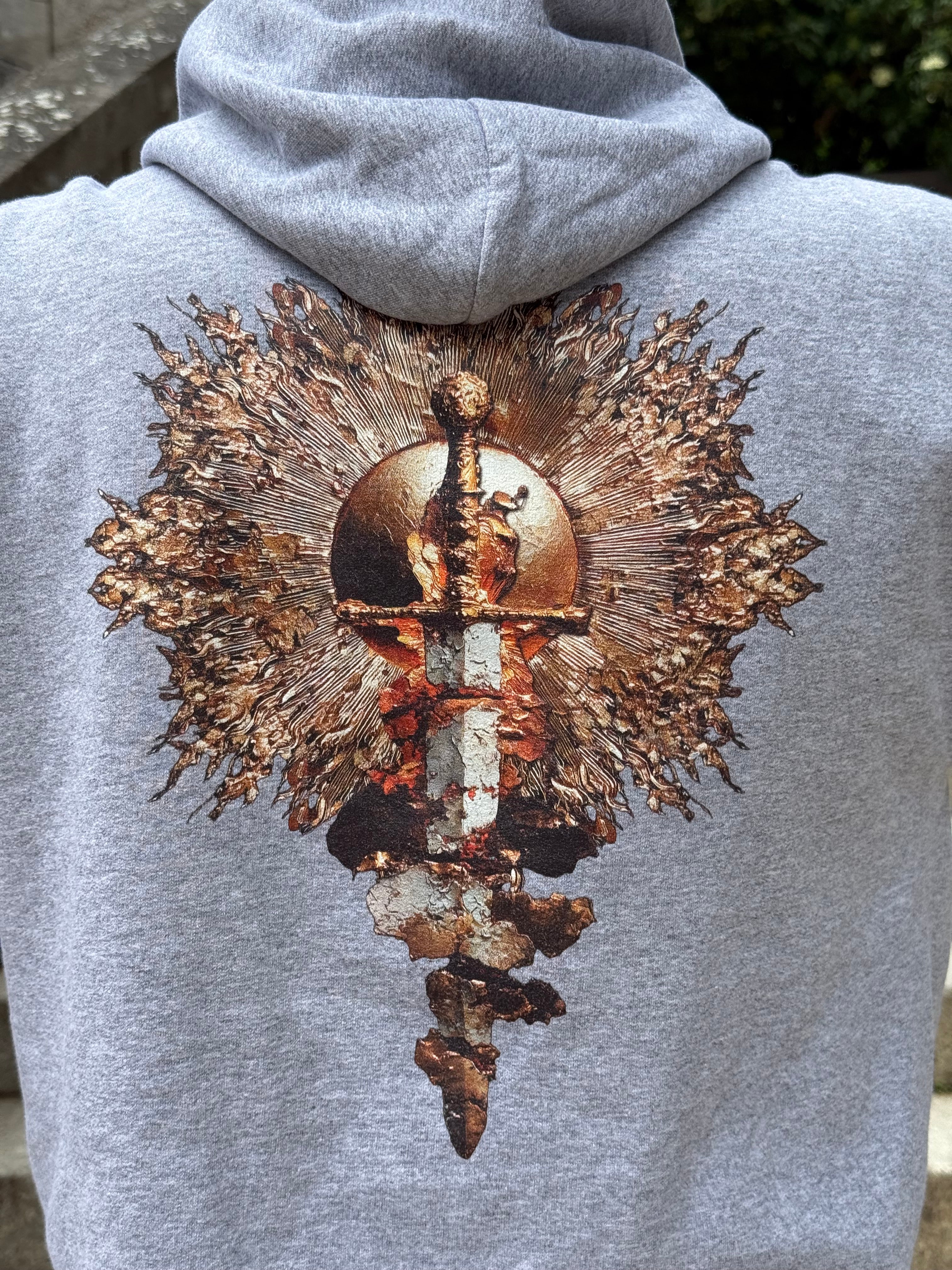 Hoodie mit Lichtschwert Backprint