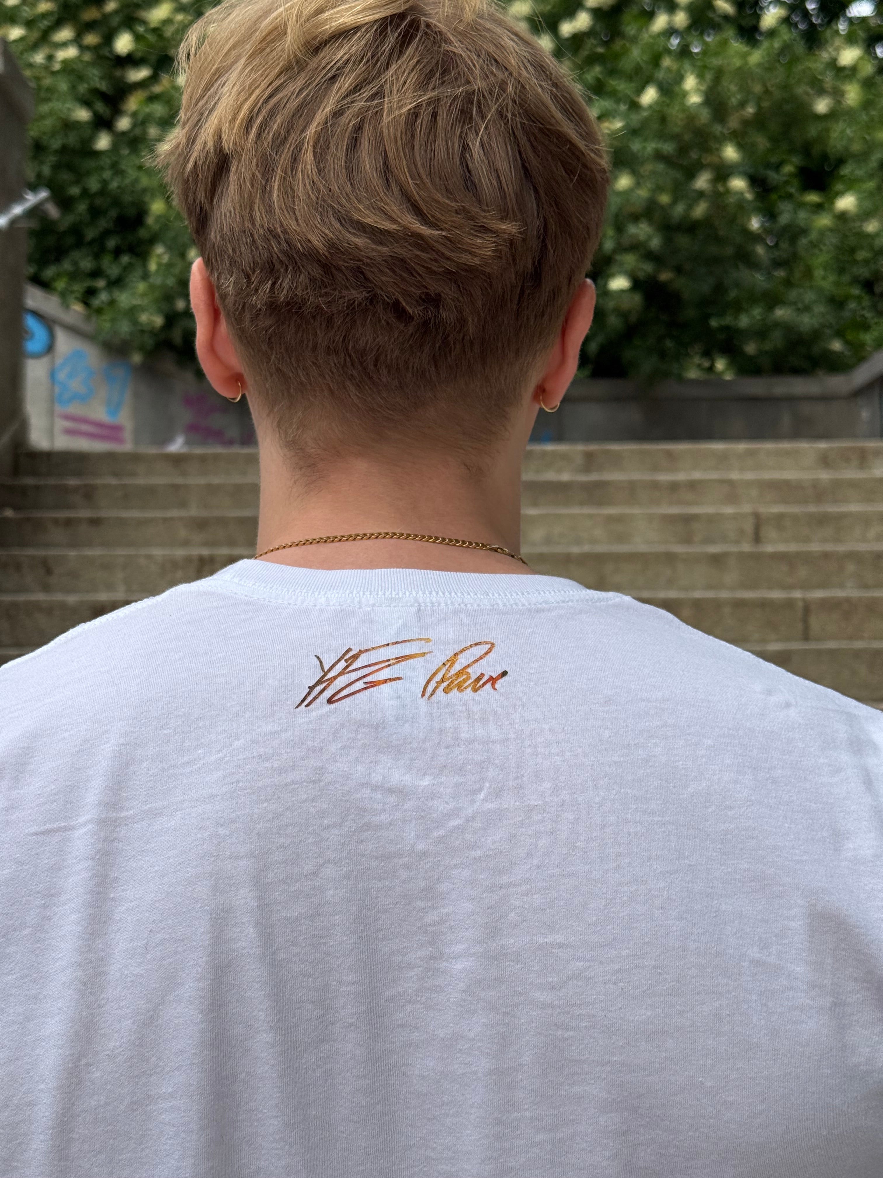 T-shirt mit Friedenstaube und YFG-Zweig